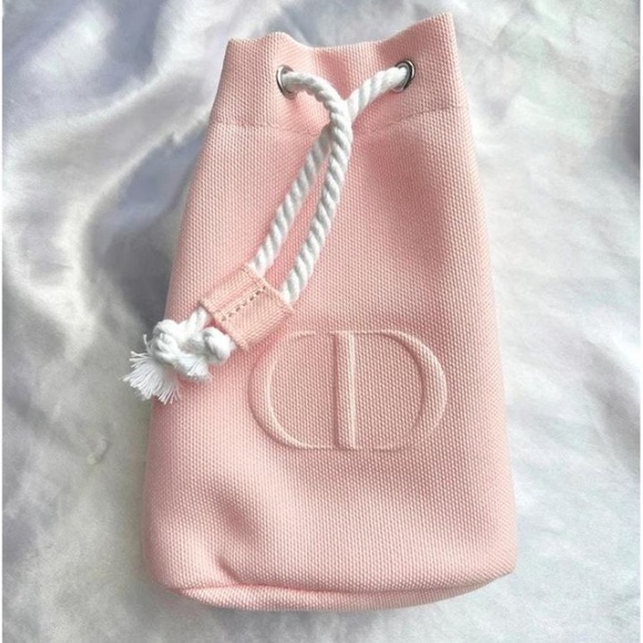 Dior Handbags - Christian Dior Pink Drawstring Pouch